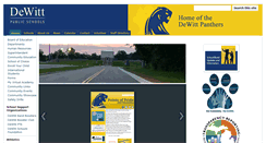 Desktop Screenshot of dewittschools.net