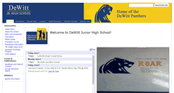 Desktop Screenshot of djh.dewittschools.net