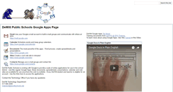 Desktop Screenshot of gapps.dewittschools.net