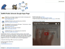Tablet Screenshot of gapps.dewittschools.net